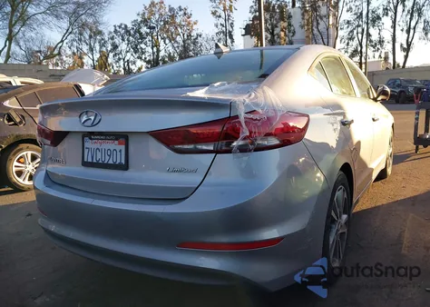 2017 Hyundai Elantra Limited from USA, damaged, VIN 5NPD84LFXHH044605